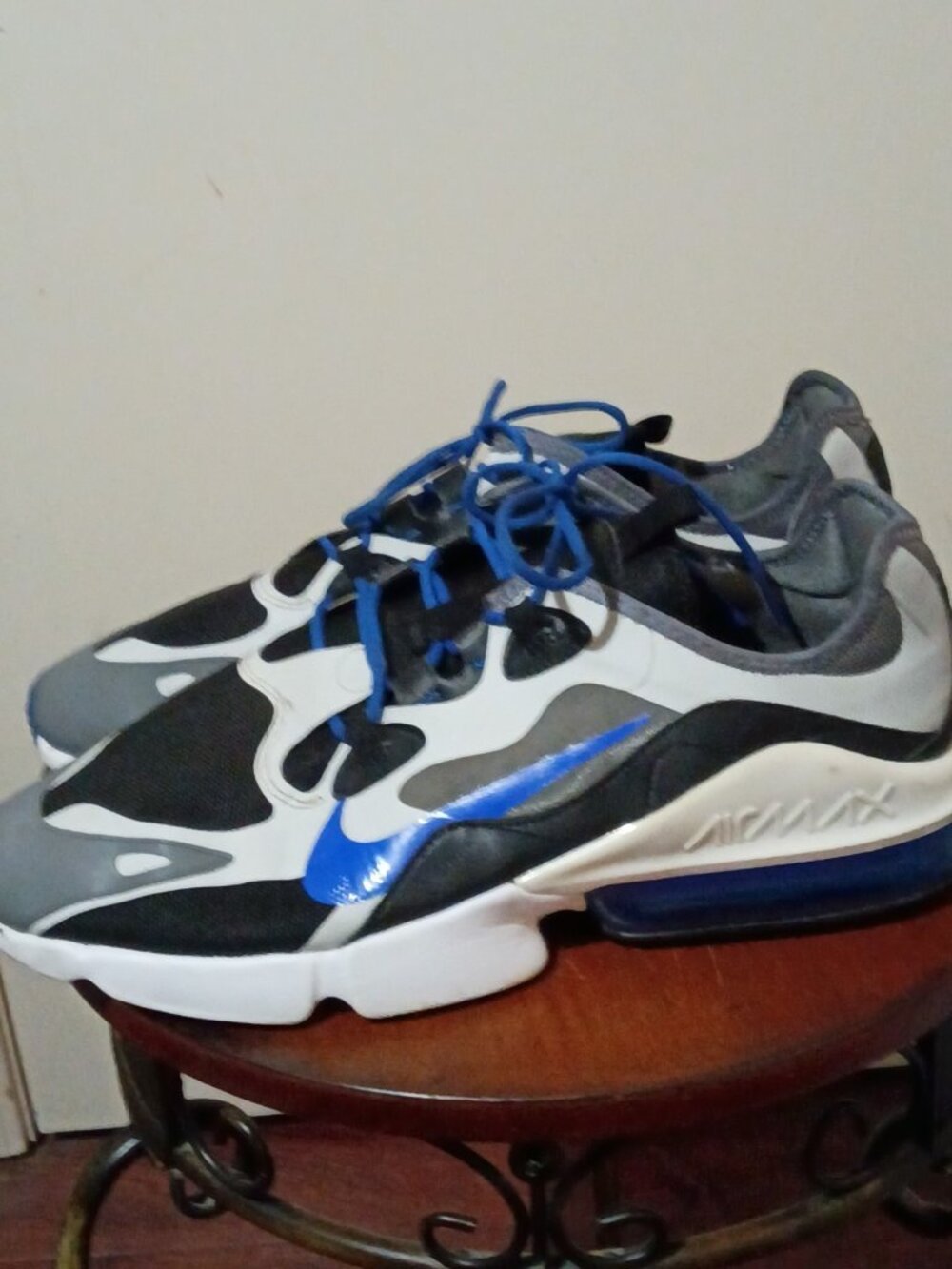 Nike Air Max Infinity 2 Shoes Men's Size 14 Sneakers Black Racer Blue - Picture 9 of 13